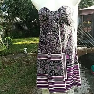 FREE W/P C. Graffitti U.S.A. Strapless dress/tunic